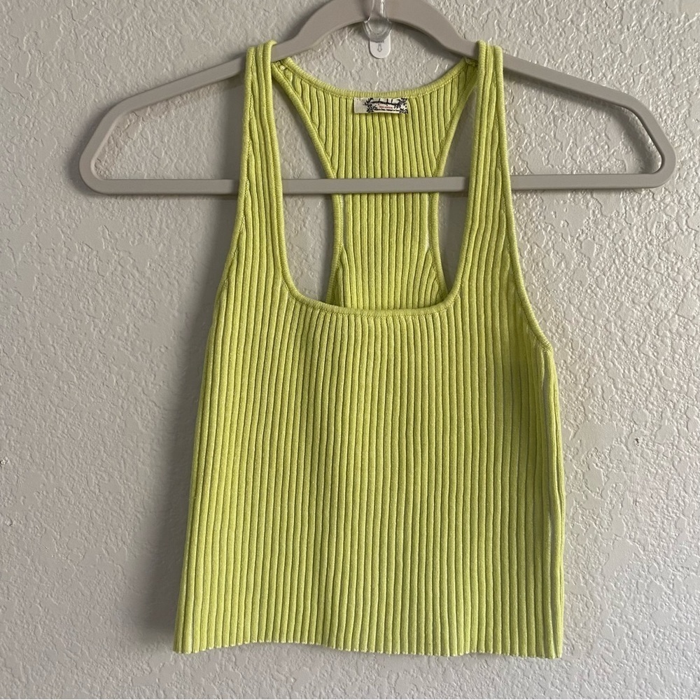 Free People Racerback Knit Top NWOT